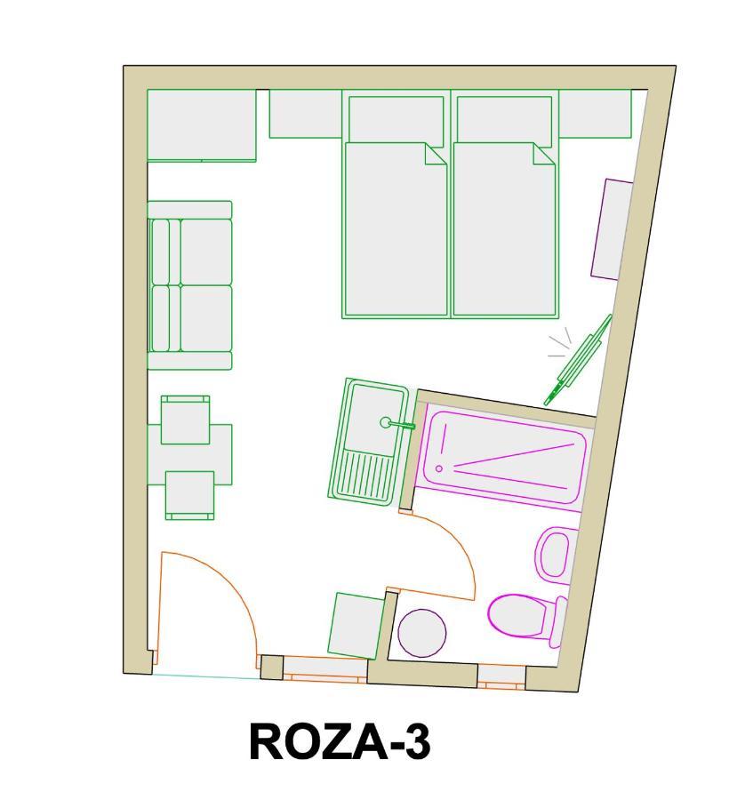 Apartments M&R Spadina Водице Экстерьер фото